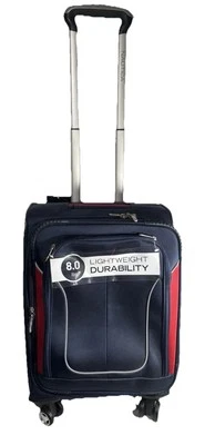Nautica 20”  Byron Bay collection - Blue & Red Spinner Roller Suitcase NWT - Image 1 of 4