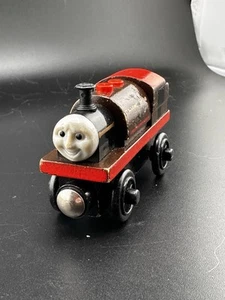 Thomas Wooden Railway Vtg 2001 Bertram Train Engine Learning Curve Old Warrior - Picture 1 of 11