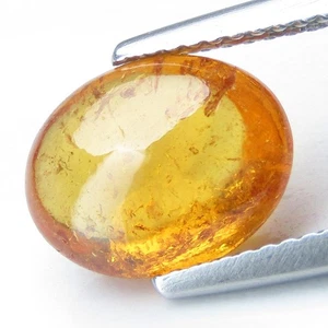 4.05Cts Natural Orange Spessartine Garnet Oval Shape Cabochon Loose Gemstone - Picture 1 of 6