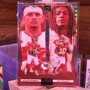 2024 Panini Donruss - Production Line Patrick Mahomes II, Isiah Pacheco #11 - Bild 1 von 2