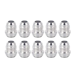 .›10pcs Male Billet CNC Processing 3/4in Diameter Male Thread AN8 Billet For - Picture 1 of 12