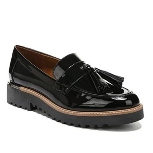 Franco Sarto Carolynn Gr. 5 Tassel Loafer schwarz Lack Slipper Stollensohle - Bild 1 von 7