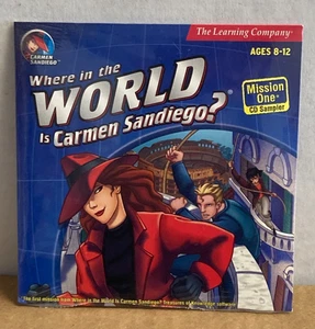 Where in the World is Carmen Sandiego Mission One (2001, PC CD ROM) SEALED - Picture 1 of 2