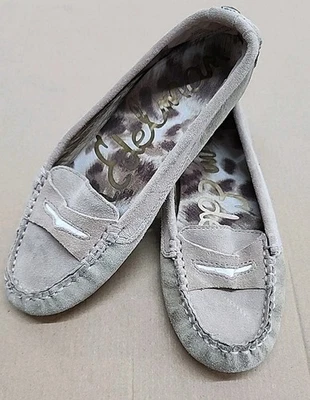 Sam Edelman Women Jones Suede Loafer moccasin shoes 5.5M Comfy Cheetah Print  - Image 1 of 4