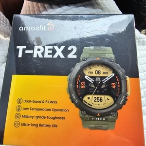 Reloj inteligente Amazfit A2170 T-Rex 2 GPS verde salvaje SELLADO - Imagen 1 de 2