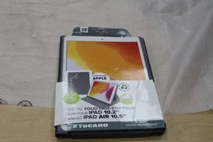 Tucano metal folio case For Ipad 10.2" and ipad air 10.5" Mettalic Grey - Picture 1 of 1