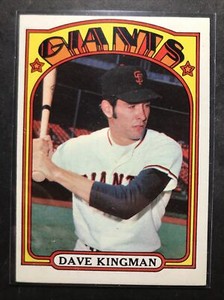 Dave Kingman 1972 Topps Vintage Baseball Card #147 ROOKIE RC SP NICE!! Giants