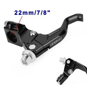 7/8" CNC Shorty Stunt Cable Clutch Lever For Honda CR CRF Dirt Bike Off Road