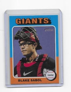 2024 topps heritage BLAKE SABOLSAN FRANCISCO GIANTS - Picture 1 of 2