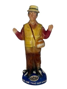 Decanter pescatore Ezra Brooks The One That Got Away vuoto - Foto 1 di 9