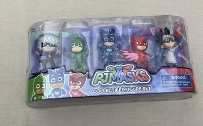 Juego de figuras coleccionables Just Play PJ Masks - 5 figuras en paquete sin abrir 2007 Foto 1 de 4