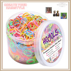 Mini Rubber Bands For Hair, Ponytail Holders Elastic Hair Ties Toddler Infants