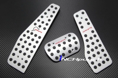 For Porsche 911 996 986 S Boxster Cayman Metal Automatic Pedal Set Nurburgring - Image 1 of 2