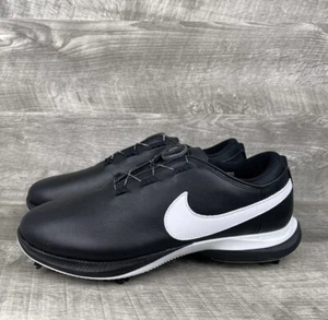 Size 8.5 - Nike Air Zoom Victory Tour 2 BOA Wide Black White Golf Shoes - Picture 1 of 6
