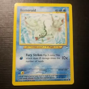 Remoraid 80/105 - Neo Destiny - Carta Pokémon WOTC VINTAGE - NM/M - Foto 1 di 2