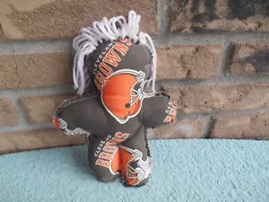 Cleveland Browns 9 Zoll weiche Plüsch-STRESSPUPPE. ZUM WERFEN AUF DEN FERNSEHER! - Bild 1 von 6