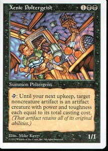 MAGIC THE GATHERING 5A EDICIÓN NEGRO XENIC POLTERGEIST - Imagen 1 de 1