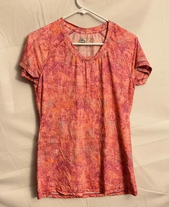 RBX PERFORMANCE WOMAN'S PINK MULTI COLORED STRIPED TOP MEDIUM - Picture 1 of 4