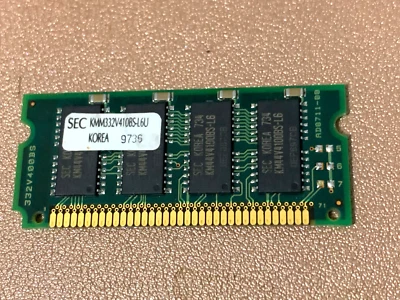 KMM332V410BS-L6U  SAMSUNG  16MB  MEMORY MODULE  FAST PAGE (NON-ECC)  SEC  SODIMM - Image 1 of 2