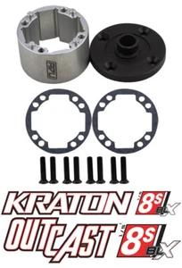 ALU 7075 Diff Case W/ Cover ARA310915 For 1/5 RC ARRMA OUTCAST / KRATON 8S BLX - Picture 1 of 2
