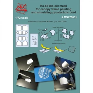 Máscara de pintura DANModels MS720001 escala 1:72 para Ka-52 Zvezda para kit de modelo a escala - Imagen 1 de 11