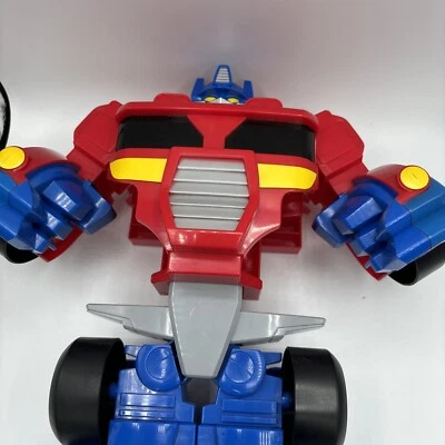 PLAYSKOOL TRANSFORMERS RESCUE BOT FLIP RACERS OPTIMUS PRIME - Image 1 of 4