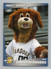 Charlie T Riverdog Mascot 2006 Grandstand Charleston Riverdogs Minor League Card