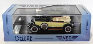 Neo 1/43 Scale NEO46510 - Rolls Royce Phantom I Newmarket - Yellow Black - Picture 1 of 4