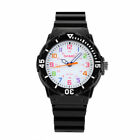 Children Students Wristwatches 5ATM Waterproof Black Quartz Watch Kids Gift
