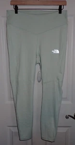 The North Face Leggings Women's XL Mint Green Heathered Ribbed Waist - Picture 1 of 6