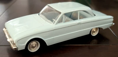 1960 Light Blue Ford Falcon Vintage Hardtop Dealer Promo Model Car (1:25) Rare! - Image 1 of 4