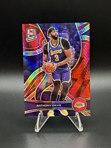 Anthony Davis 2021-22 Spectra Red Asia Hyper Prizm Los Angeles Lakers #18 SSP