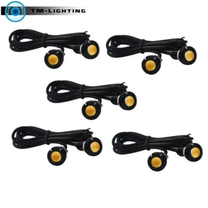 10× 18MM Eagle Eye 9W LED Fog DRL Reverse Backup Light Car Motor Amber Yellow - Foto 1 di 8