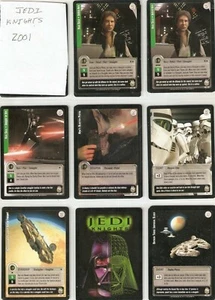 STAR WARS JEDI KNIGHTS PREMIERE Decipher (2001) near complete set 205 CCG cards - Picture 1 of 1