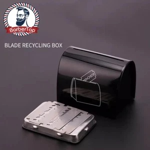 Recyclable Razor Blade Disposal Case Safety Storage Bank Edge For Shaving Blades - Picture 1 of 20