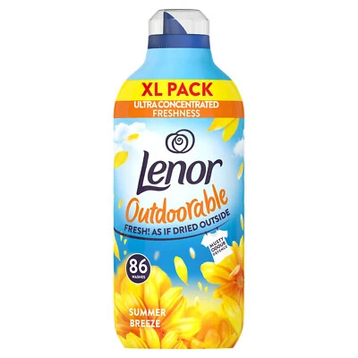 Lenor Ultra Concentrated Outdoorable Fabric Laundry Freshness 86W- Summer Breeze - Image 1 of 4