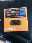 Roku 2 Media Streamer W/ Headphone Jack- Black (2720R) New & Factory Sealed