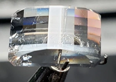 Quartz Hand Cut Rectangle illusion square (5.1 ct.) (11.5x8 mm) - Image 1 of 3