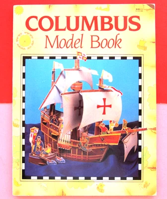 3-D COLUMBUS SHIP + CREW BUILD—PRESS OUT +ASSEMBLE—NEVER USED—ACTIVITY BOOK - Image 1 of 4