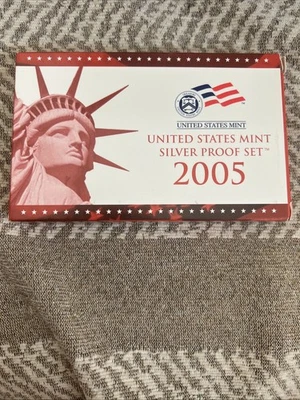 2005-S 90% Silver Proof Set US Mint -11 Coin Set w/ Box and COA - Image 1 of 4