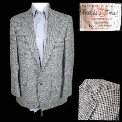 Harris Tweed Sport Coat Jacket Mens 38R Multicolor Check Unbranded - Image 1 of 4