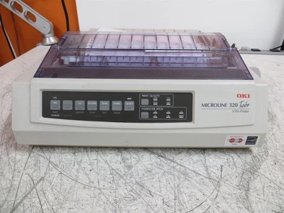 Oki Microline 320 Turbo 9-Pin D22800A Dot Matrix USB Printer - Image 1 of 4
