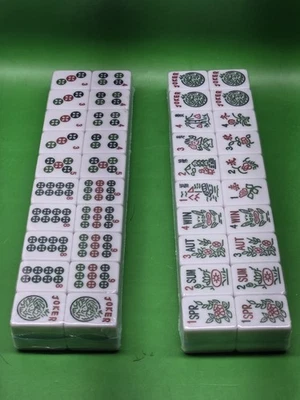AMERICAN MAH JONG -80 PIEZAS-1,25" AZULEJOS TRASEROS AZULES -REEMPLAZO- Foto 1 de 3