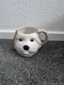 New Cute Ceramic Cockapoo Shaped Mug Tea Coffee Cup Gift Idea Dog Lovers - Picture 1 of 5