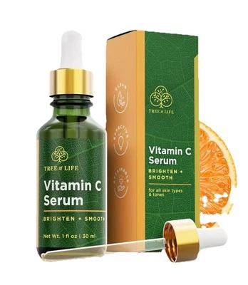 2 Pack X 1 Oz/30ml Tree of Life Vitamin C Serum Brighten Exp: 11/2027 HBA1 - Изображение 1 из 4