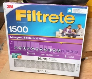 3M Filtrete 16 in. W x 16 in. H x 1 in. D 12 MERV Pleated Air Filter (Pack of 4) - Picture 1 of 4