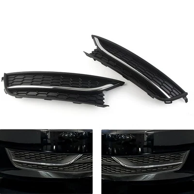Front Bumper Fog Light Grilles Cover Fit VW Passat 12-15 561853665E 561853666C - Image 1 of 4
