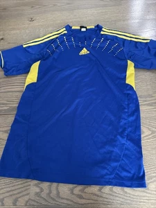 Adidas Ukraine 2012-2014 Away Soccer Jersey Football Blue/yellow - Picture 1 of 4