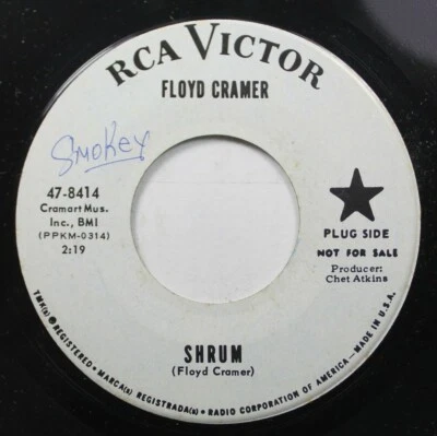 Country Promo Nm! 45 Floyd Cramer - Shrum / Tomorrow'S Gone On Rca Victor - Image 1 of 2