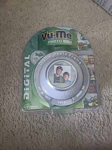Vu-Me Digital Photo Frame Golf Ball Displays 70 Digital Photos New - Picture 1 of 2